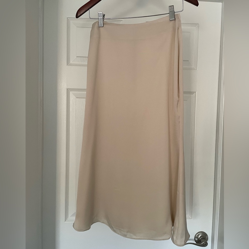 Slip style midi skirt